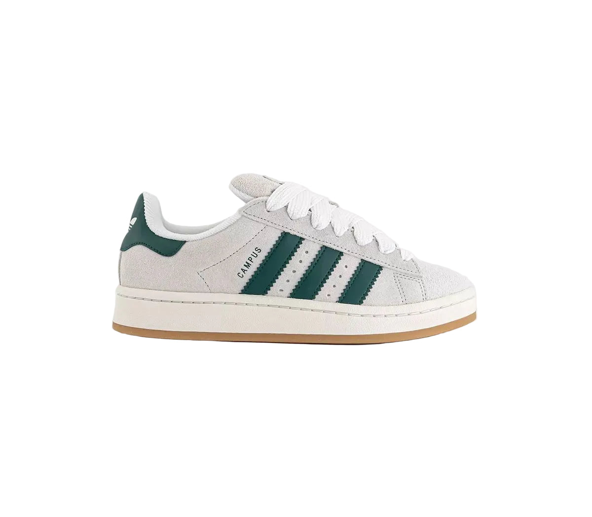 BEIGE/GREEN ADIDAS CAMPUS