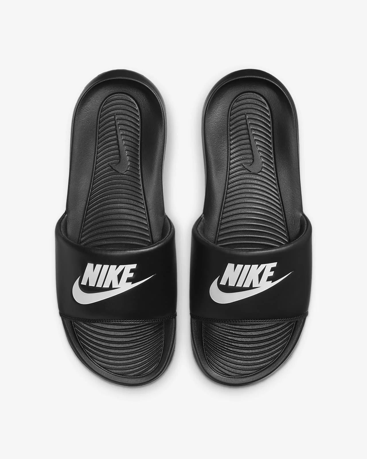 BLACK NIKE SLIDES