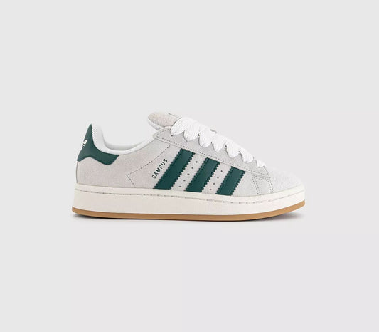 BEIGE/GREEN ADIDAS CAMPUS