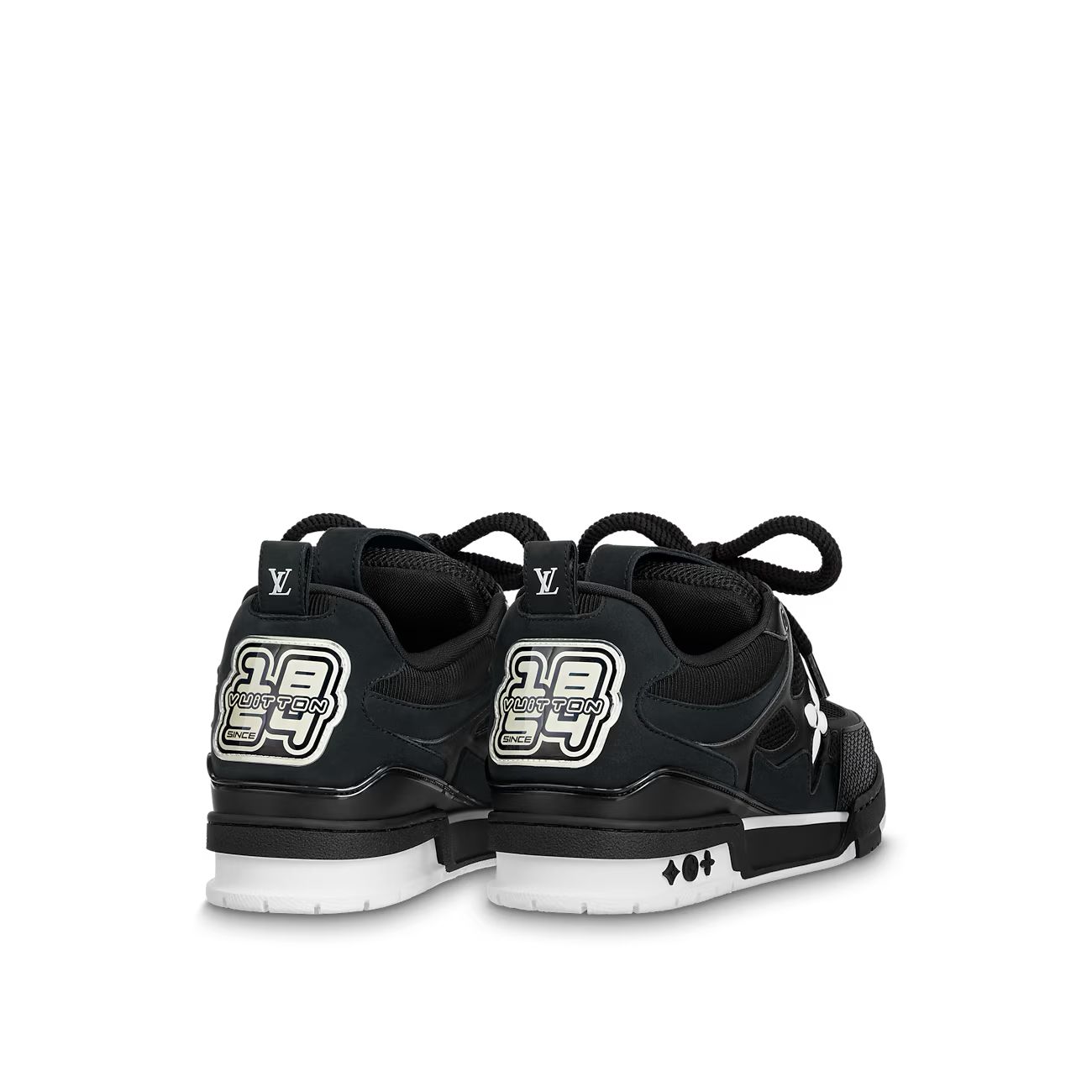 BLACK AND WHITE LV SKATE