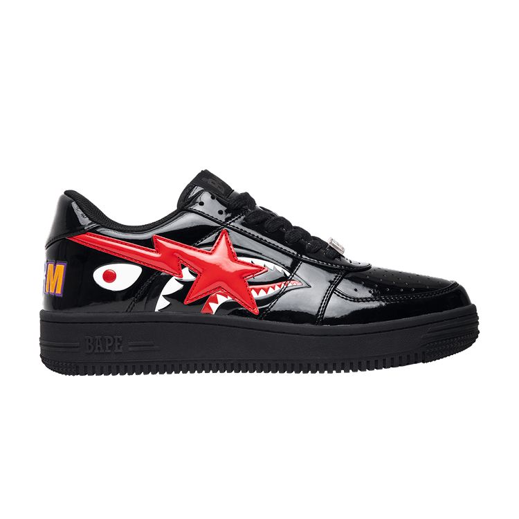 BAPE BLACK/RED SHARK